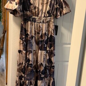 Rachel Zoe Floral Print Maxi Dress